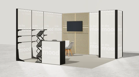Stoisko w systemie M100 LED