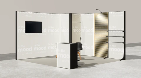 Stoisko w systemie M100 LED