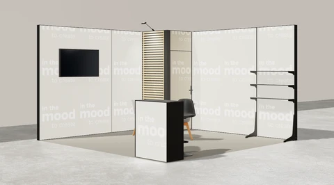 Stoisko w systemie M100 LED