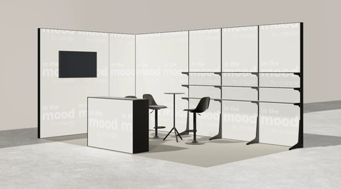 Stoisko w systemie M100 LED
