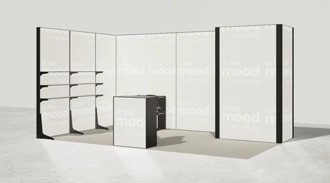 Stoisko w systemie M100 LED