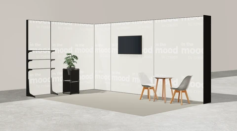 Stoisko w systemie M100 LED
