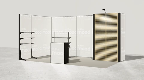 Stoisko w systemie M100 LED