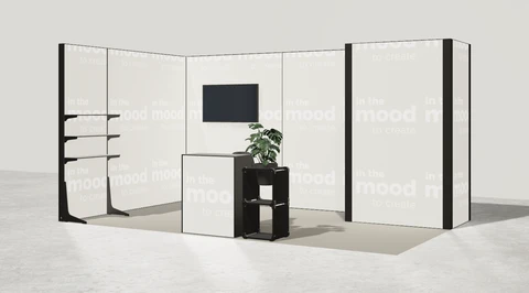 Stoisko w systemie M100 LED