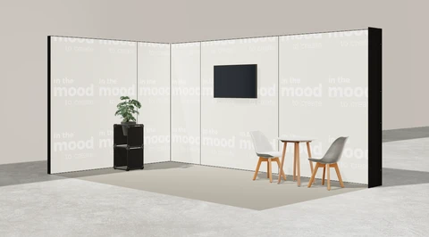 Stoisko w systemie M100 LED