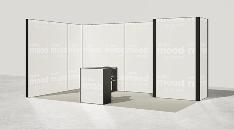 Stoisko w systemie M100 LED