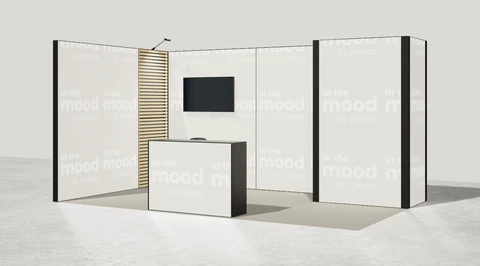 Stoisko w systemie M100 LED