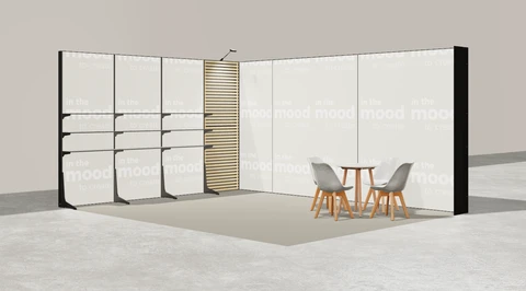 Stoisko w systemie M100 LED