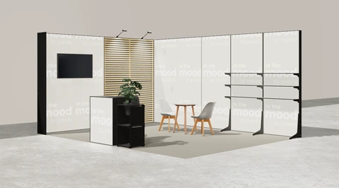 Stoisko w systemie M100 LED