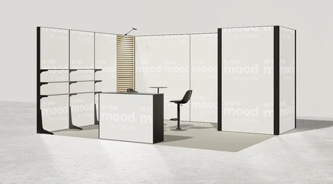 Stoisko w systemie M100 LED
