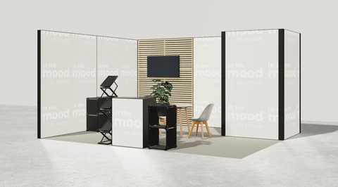 Stoisko w systemie M100 LED