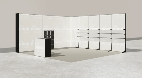 Stoisko w systemie M100 LED