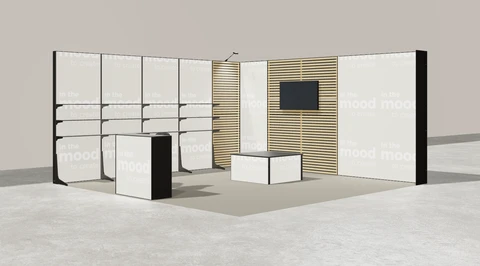 Stoisko w systemie M100 LED