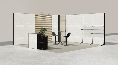 Stoisko w systemie M100 LED