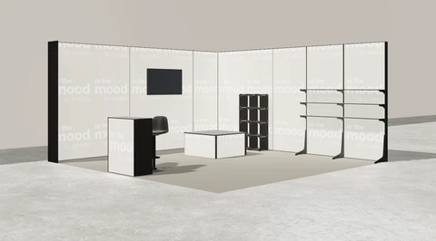 Stoisko w systemie M100 LED