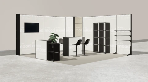 Stoisko w systemie M100 LED