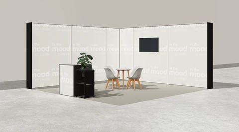 Stoisko w systemie M100 LED