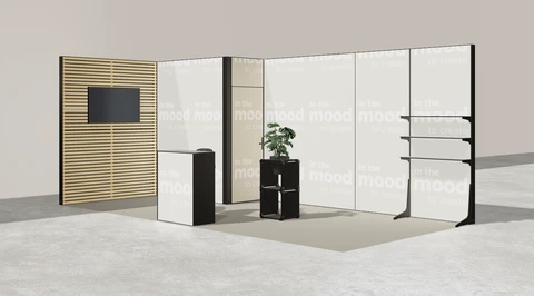 Stoisko w systemie M100 LED