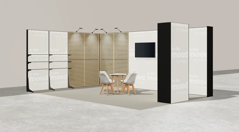 Stoisko w systemie M100 LED