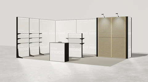 Stoisko w systemie M100 LED