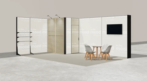 Stoisko w systemie M100 LED
