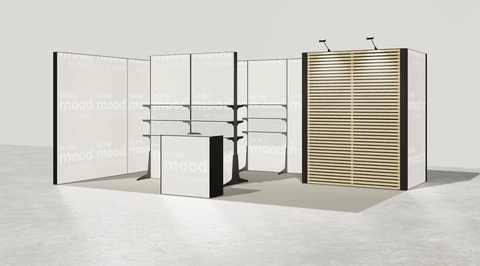 Stoisko w systemie M100 LED