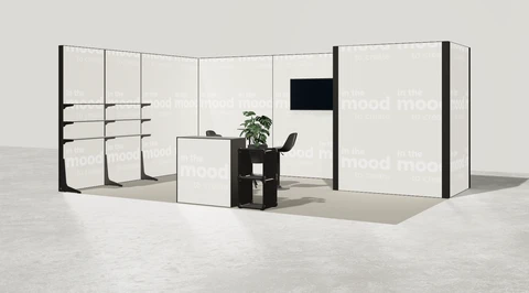 Stoisko w systemie M100 LED