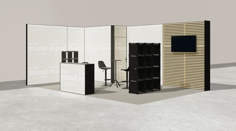 Stoisko w systemie M100 LED