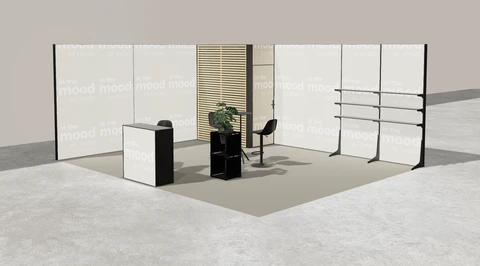 Stoisko w systemie M100 LED
