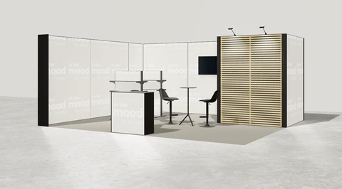Stoisko w systemie M100 LED