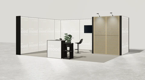 Stoisko w systemie M100 LED