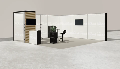 Stoisko w systemie M100 LED
