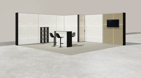 Stoisko w systemie M100 LED
