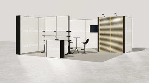 Stoisko w systemie M100 LED