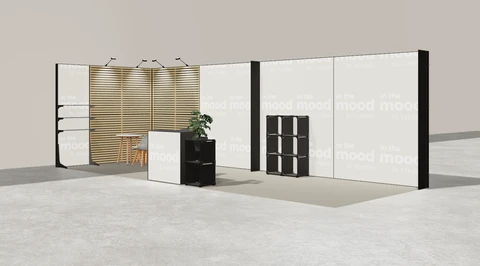 Stoisko w systemie M100 LED