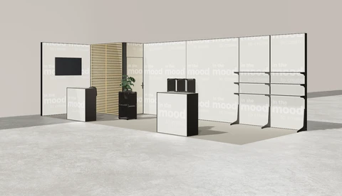 Stoisko w systemie M100 LED