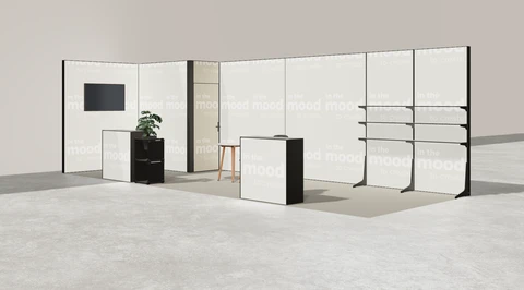 Stoisko w systemie M100 LED