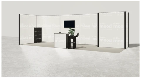 Stoisko w systemie M100 LED
