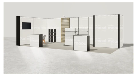 Stoisko w systemie M100 LED