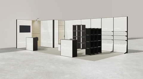 Stoisko w systemie M100 LED
