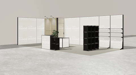 Stoisko w systemie M100 LED