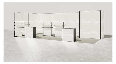 Stoisko w systemie M100 LED