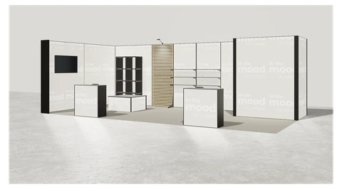 Stoisko w systemie M100 LED