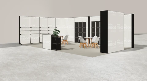 Stoisko w systemie M100 LED