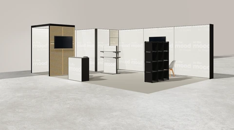 Stoisko w systemie M100 LED