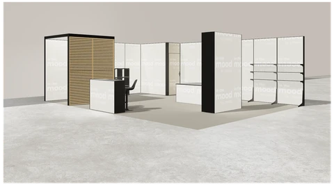 Stoisko w systemie M100 LED