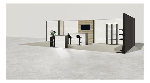 Stoisko w systemie M100 LED