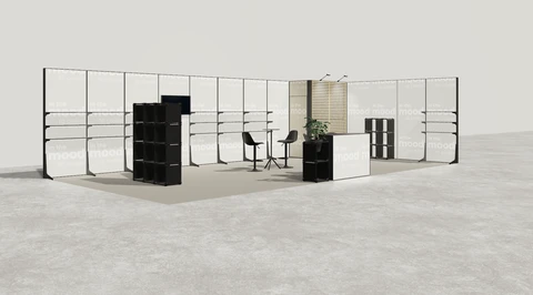 Stoisko w systemie M100 LED