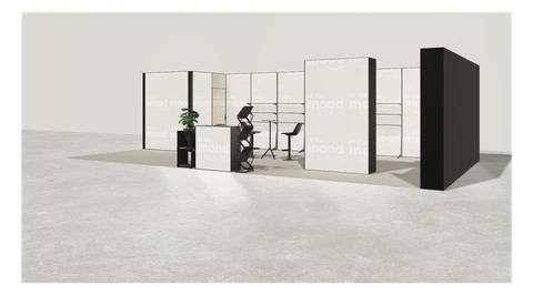 Stoisko w systemie M100 LED