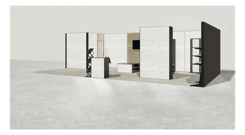 Stoisko w systemie M100 LED